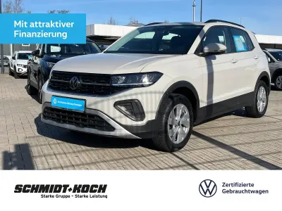 Gebraucht VW T-Cross Life 95 PS (69 kW) 2025 Ascoutgrau (silber) SUV