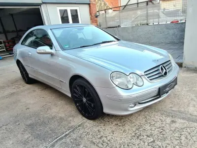 Brugt Mercedes CLK200 163 HK (119 kW) 2005 Sølv Coupe