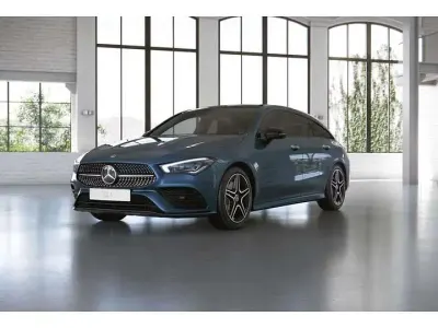 Gebraucht Mercedes CLA200 AMG line 163 PS (119 kW) 2021 Blau Coupé