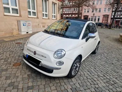 Usata Fiat 500C 69 CV (50 kW) 2013 Bianco Cabrio