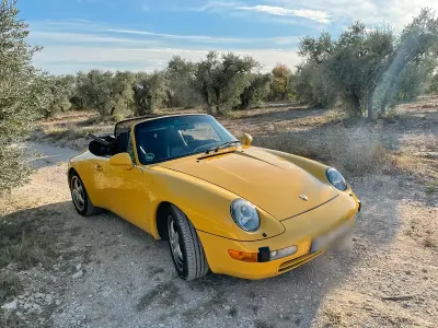 Gebraucht Porsche 993 286 PS (210 kW) 1996 Gelb Cabrio