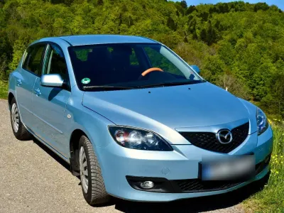 Brugt Mazda 3 Exclusive 105 HK (77 kW) 2007 Blå Sedan