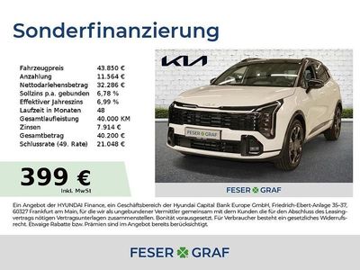 Deluxeweiss metallic Neu 2025 Kia Sportage GT-Line SUV | 43.850 € (Etwas zu teuer)