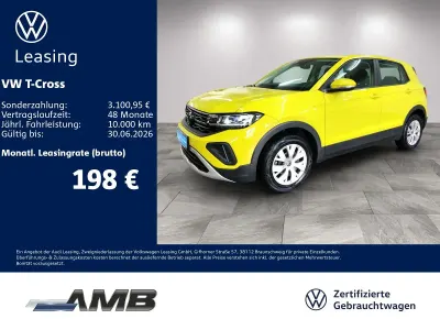 Używany VW T-Cross 95 KM (69 kW) 2025 Żółty SUV