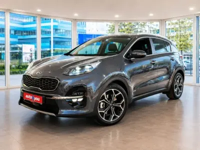 Gebraucht Kia Sportage GT-Line 177 PS (130 kW) 2021 Dark penta (metallic) SUV