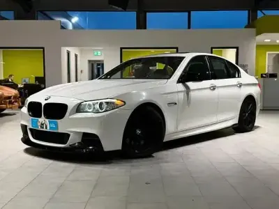 Brugt BMW M550 Comfort Edition 381 HK (280 kW) 2012 Hvid Sedan