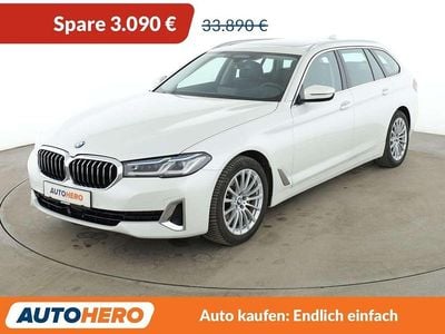 Gebraucht BMW 520 Luxury Line 184 PS (135 kW) 2021 Weiß Limousine