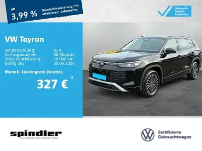 Gebraucht VW Tayron IQ Drive 150 PS (110 kW) 2025 Schwarz SUV