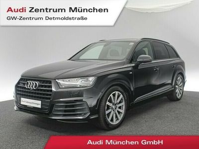 gebraucht Audi Q7 50 TDI qu. S line BOSE HUD Nachtsicht AHK Virtual LED Luftfw. Navi Leder Umgebungskameras tiptronic