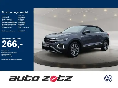 Gebraucht VW T-Roc Cabriolet Move 150 PS (110 kW) 2025 Schwarz Cabrio