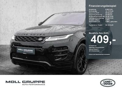 Gebraucht Land Rover Range Rover evoque R-Dynamic 163 PS (119 kW) 2021 Santorini black SUV