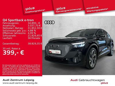 Gebraucht Audi Q4 Sportback e-tron Sport 150 kW (204 PS) 2023 Schwarz SUV