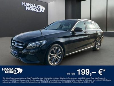 Usata Mercedes C180 Avantgarde 156 CV (114 kW) 2018 Nero Berlina