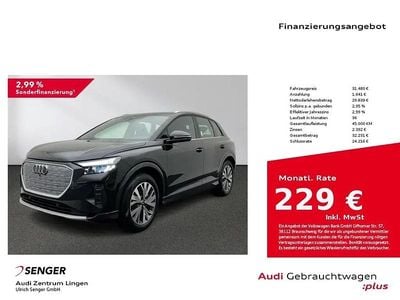 Gebraucht Audi Q4 e-tron Advanced 150 kW (204 PS) 2023 Mythosschwarz metallic SUV
