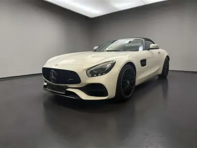 Gebraucht Mercedes AMG GT AMG 557 PS (409 kW) 2017 Designo diamantweiß bright Cabrio