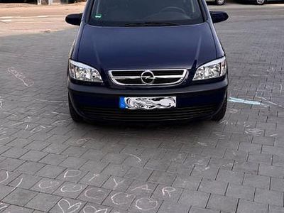 Gebraucht Opel Zafira Njoy 101 PS (74 kW) 2004 Blau Van / Kleinbus