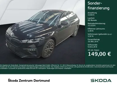 Gebraucht Skoda Scala Tour 95 PS (69 kW) 2025 Schwarzmagic perleffekt Kleinwagen