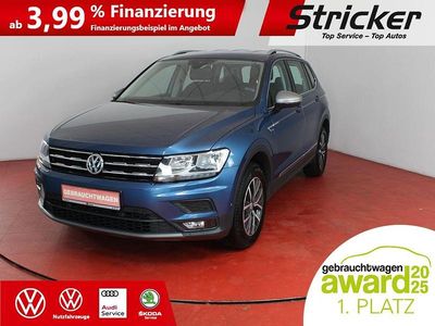 Gebraucht VW Tiguan Allspace Comfortline 150 PS (110 kW) 2021 Blue silk metallic (metallic) SUV
