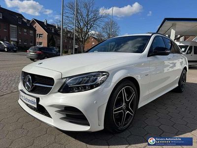 Gebraucht Mercedes C200 AMG line 184 PS (135 kW) 2020 Polarweiss  unilack Kombi