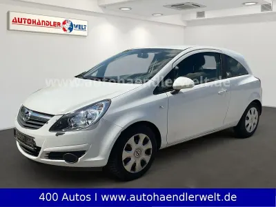 Gebraucht Opel Corsa Edition 87 PS (63 kW) 2010 Weiss Kleinwagen