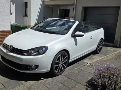 Gebraucht VW Golf Cabriolet 105 PS (77 kW) 2013 Weiß Cabrio