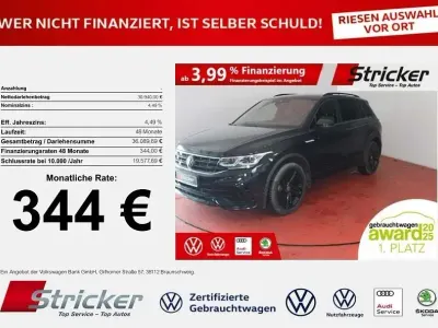 Gebraucht VW Tiguan Style 150 PS (110 kW) 2021 Deep black perleffekt (metallic) SUV
