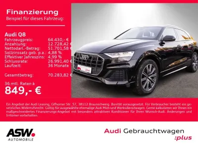 Brugt Audi Q8 S-Line 231 HK (169 kW) 2023 Sort SUV