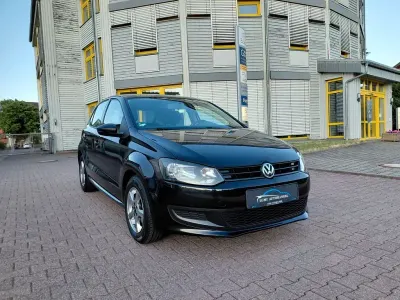Gebraucht VW Polo Trendline 69 PS (50 kW) 2009 Schwarz Kleinwagen