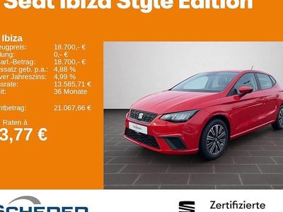 Gebraucht Seat Ibiza Style 116 PS (85 kW) 2024 Pure rot Limousine