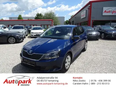 Gebraucht Skoda Fabia Ambition 95 PS (69 kW) 2018 Pacificblau, pacificblau Limousine