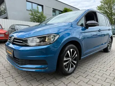 Gebraucht VW Touran IQ Drive 150 PS (110 kW) 2019 Blau Van / Kleinbus