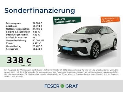 Gebraucht VW ID.5 Pro Performance 150 kW (204 PS) 2023 Weiss SUV