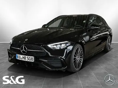 Gebraucht Mercedes C300 AMG 258 PS (189 kW) 2026 Metalliclack obsidianschwarz met Kombi