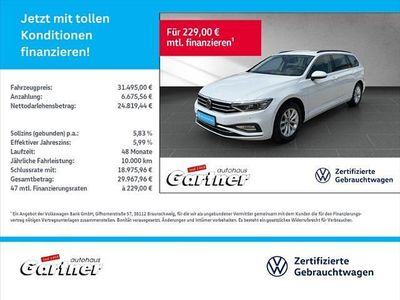 Gletscherweiß Gebraucht 2023 VW Passat IQ Drive Kombi | 31.495 € (Fairer Preis)