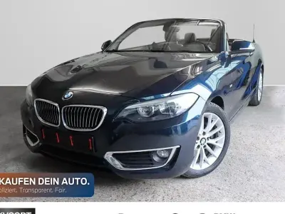 Gebraucht BMW 220 Luxury Line 184 PS (135 kW) 2016 Blau Cabrio
