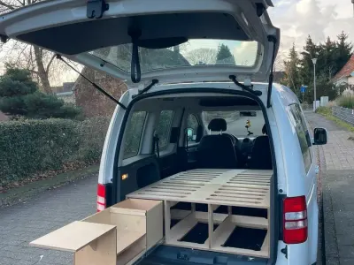 Gebraucht VW Caddy 70 PS (51 kW) 2013 Weiß Van / Kleinbus