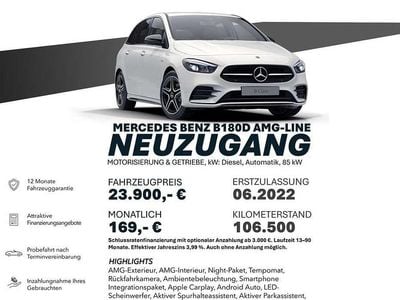 Weiß Gebraucht 2022 Mercedes B180 AMG line Van / Kleinbus | 23.900 € (Guter Preis)