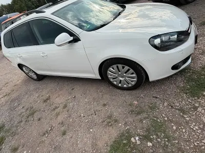 Gebraucht VW Golf VI 122 PS (89 kW) 2010 Weiß Kombi