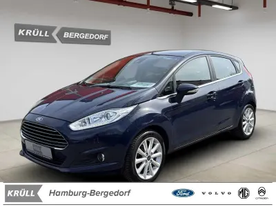 Gebraucht Ford Fiesta Titanium 80 PS (58 kW) 2017 Blau Limousine