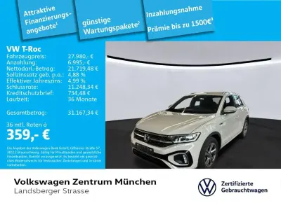 Gebraucht VW T-Roc R-line 150 PS (110 kW) 2024 Grau SUV