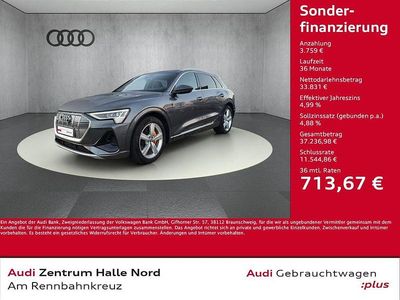 Usata Audi e-tron S-Line 230 kW (313 CV) 2021 Grigio SUV