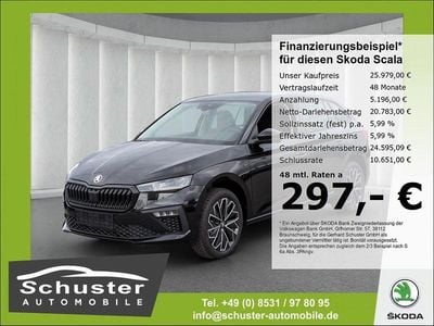 Neu Skoda Scala Tour 116 PS (85 kW) 2025 Schwarz Kleinwagen
