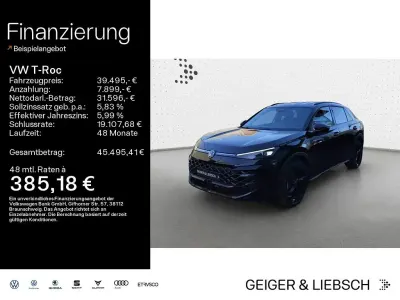 Brugt VW T-Roc Cabriolet R-line 150 HK (110 kW) 2026 Sort SUV