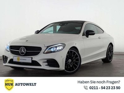 Gebraucht Mercedes C300 AMG line 245 PS (180 kW) 2024 Polarweiss  unilack Coupé