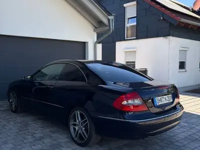 Brugt Mercedes CLK200 Elegance 163 HK (119 kW) 2005 Blå Coupe