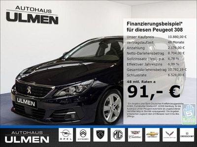 Blau Gebraucht 2018 Peugeot 308 Active Limousine | 10.880 € (Fairer Preis)