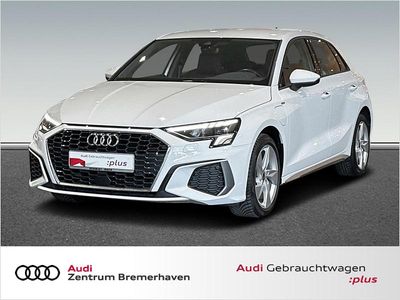 Gletscherweiß metallic Gebraucht 2022 Audi A3 Sportback e-tron S-Line Kleinwagen | 24.920 € (Guter Preis)