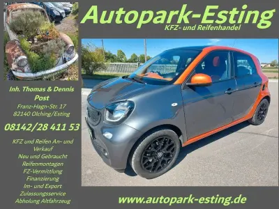 Brugt Smart ForFour Edition #1 71 HK (52 kW) 2014 Orange Hatchback