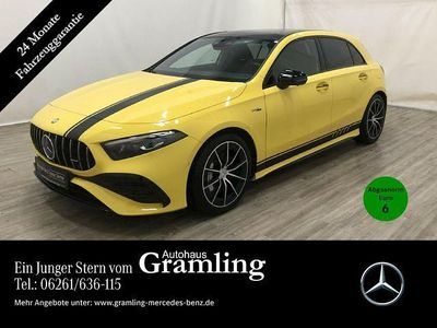 Sonnengelb Gebraucht 2023 Mercedes A35 AMG AMG Limousine | 46.749 € (Etwas zu teuer)