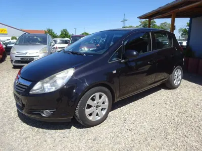 Gebraucht Opel Corsa Edition 80 PS (58 kW) 2008 Schwarz Kleinwagen